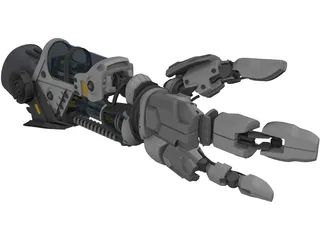 Robot Hand 3D Model preview