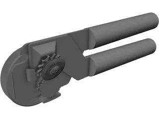 Can Opener 3D Model preview