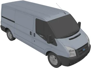 Ford Transit T350 (2010) 3D Model preview