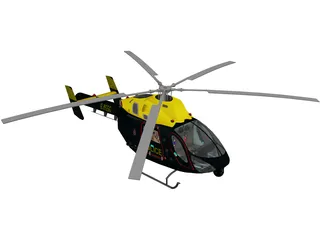 MD-902 Explorer Police 3D Model preview