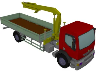 Renault Midlum 3D Model preview