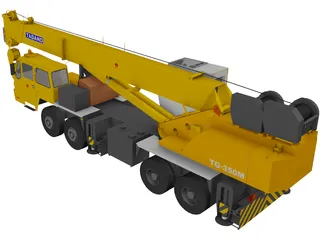 Tadano Crane 3D Model preview