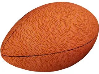 NFL Football 3D Model preview