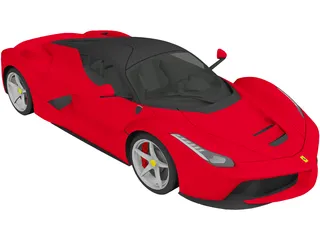 Ferrari LaFerrari 3D Model preview