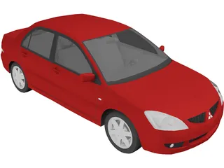 Mitsubishi Lancer (2004) 3D Model preview