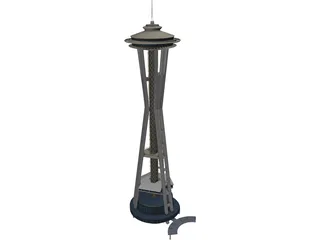 Seattle Space Needle 3D Model preview