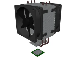 Cooler Master TX3 3D Model preview