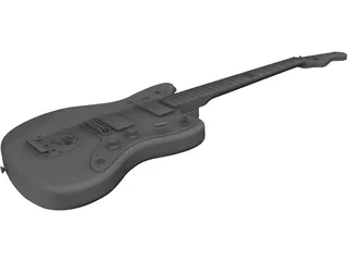 Fender Jazzmaster 3D Model preview