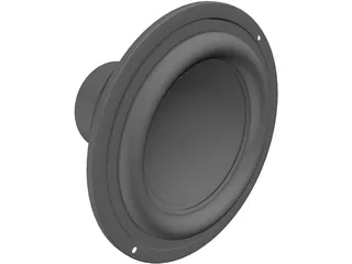 Tang Band W6-1139SG Speaker 3D Model preview
