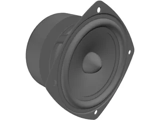 Tang Band W3-593S Speaker 3D Model preview