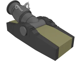 Ancient Mortar 3D Model preview