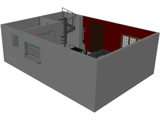 Small Room 3D Model preview