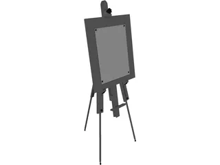 Artist Easel 3D Model preview