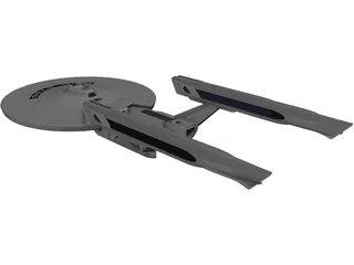 USS Phobos 3D Model preview