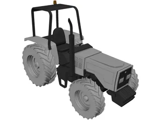 Tractor 3D Model preview