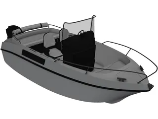 Speedboat 3D Model preview