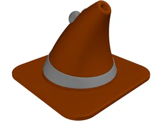 Angry Cone 3D Model preview