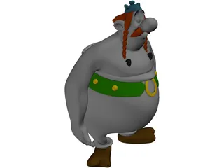 Obelix 3D Model preview