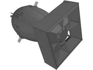 Atom Bomb 3D Model preview