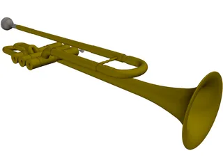 Trumpet 3D Model preview