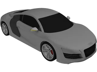 Audi R8 3D Model preview