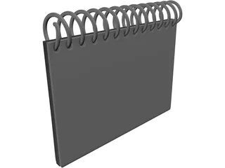 Sketch Book 3D Model preview