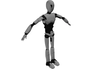 Electronic Robot 3D Model preview