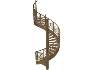 Stairs 3D Model preview