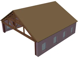 Shed 3D Model preview