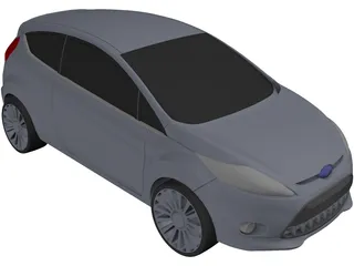 Ford Fiesta 3D Model preview