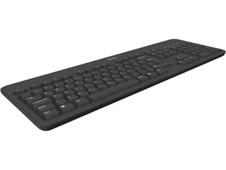Dell Keyboard 3D Model preview