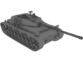 Panzer 3D Model preview