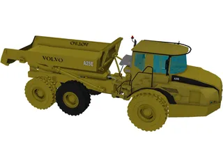 Volvo A25E 3D Model preview