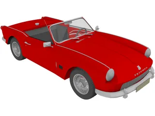 Triumph Spitfire MK2 3D Model preview