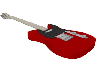 Fender Telecaster 3D Model preview