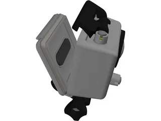 Gopro Hero2 3D Model preview