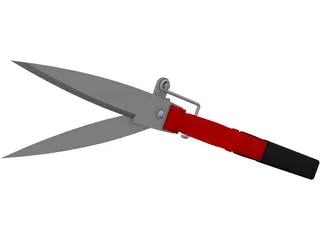 Garden Scissors 3D Model preview