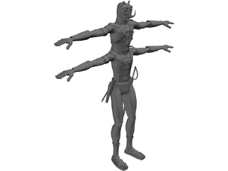Tars Tarkas Thark of Barsoom 3D Model preview