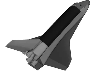 Discovery Space Shuttle 3D Model preview