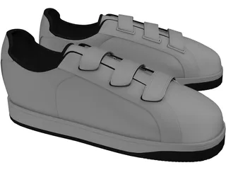 Sport Shoes 3D Model preview