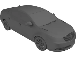 Buick LaCrosse (2010) 3D Model preview