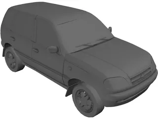 Chevrolet Niva (2009) 3D Model preview