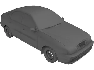 Daewoo Lanos (2000) 3D Model preview