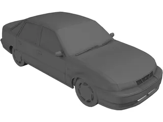 Daewoo Nexia (1996) 3D Model preview