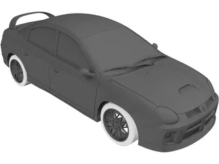 Dodge Neon SRT-4 (2005) 3D Model preview