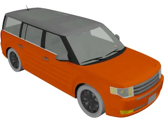Ford Flex (2009) 3D Model preview