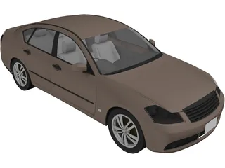 Nissan Fuga (2007) 3D Model preview