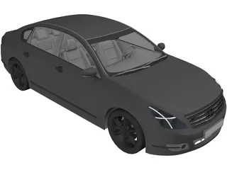 Nissan Teana (2009) 3D Model preview