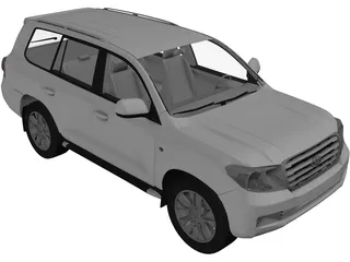 Toyota Land Cruiser (2010) 3D Model preview