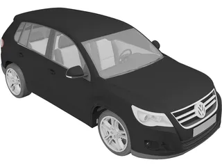 Volkswagen Tiguan (2011) 3D Model preview